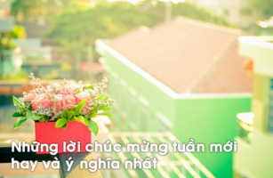 Top 10 Loi chuc dau tuan cho nguoi yeu hay va y nghia nhat