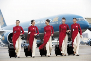 Top 6 Nu tiep vien hang khong noi tieng nhat mang xa hoi Viet Nam
