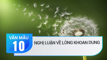 Top 15 Bai van nghi luan xa hoi ve long khoan dung lop 10 hay nhat