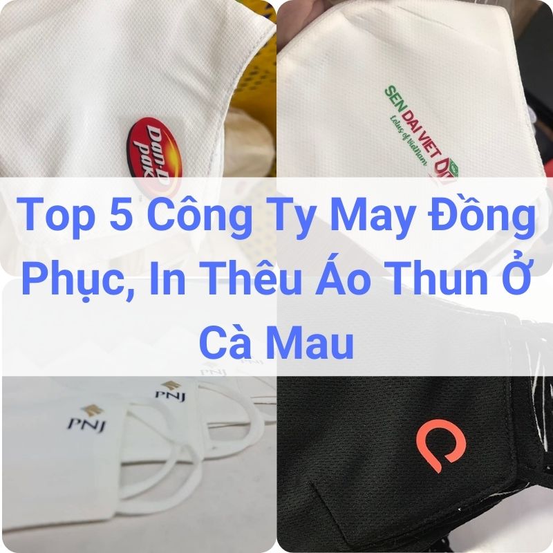Top 5 Công Ty In Thêu Áo Thun, May Đồng Phục Cà Mau 2022