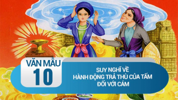 Top 7 Bai van suy nghi ve hanh dong tra thu cua Tam doi voi Cam lop 10 hay nhat