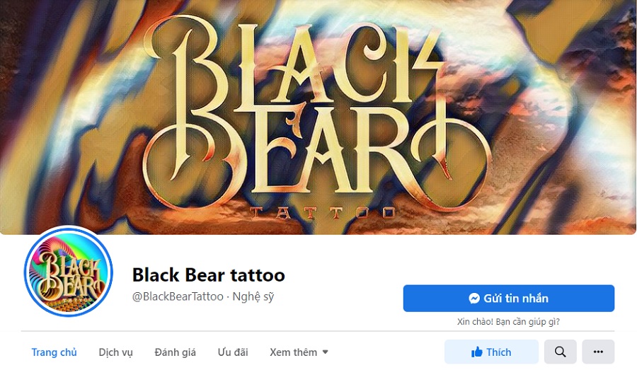 Black Bear tattoo
