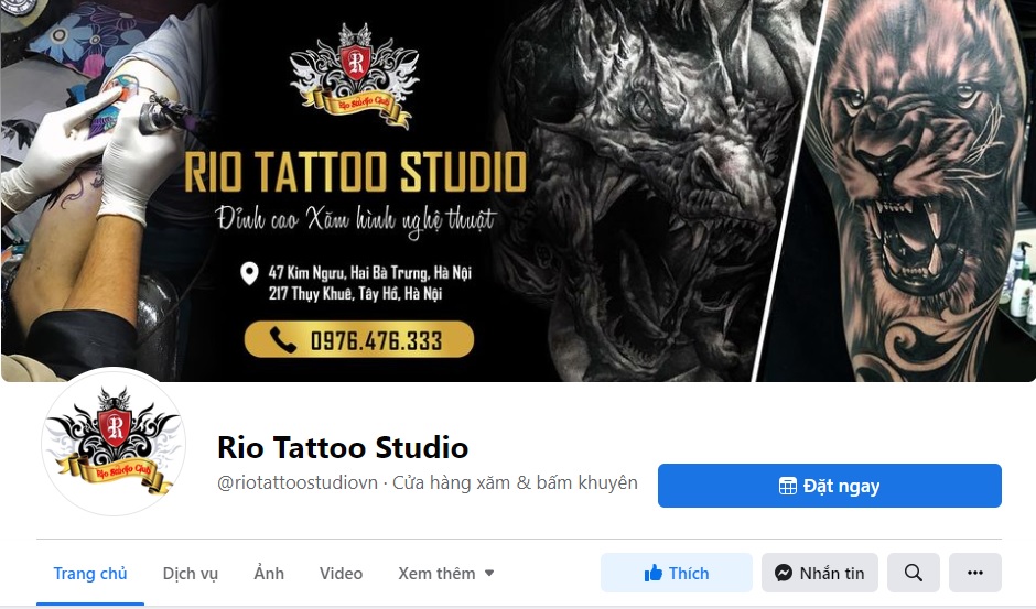 Tiệm Xăm Rio Tattoo Studio Hà Nội
