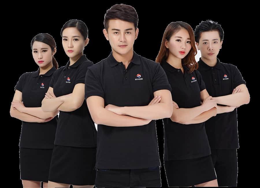 "Mẫu thiết kế đồng phục cho công ty." width=