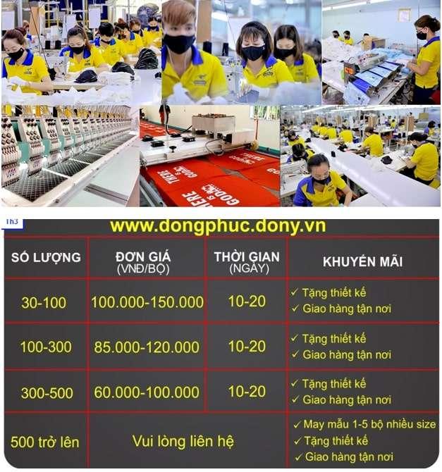 "Xưởng may đồng phục Dony" width=