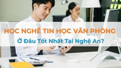 học nghề tin học văn phòng